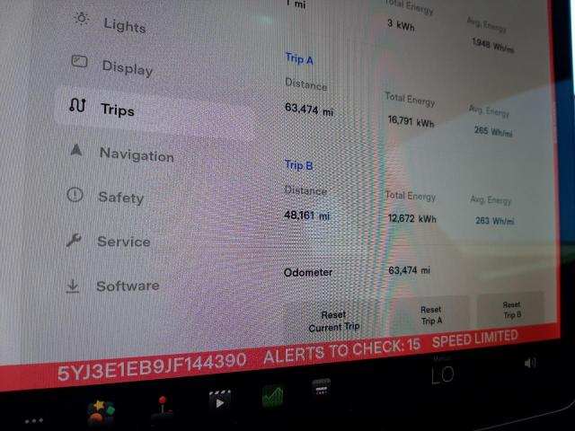 Photo 8 from auction – 2018 TESLA MODEL 3 with VIN 5YJ3E1EB9JF144390