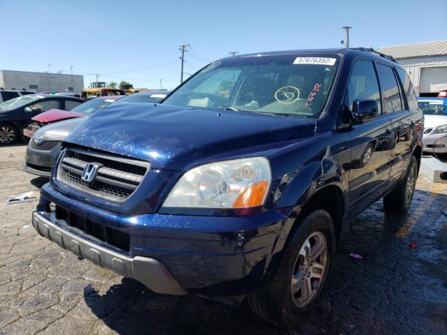 Photo 2 from auction – 2004 HONDA PILOT EXL with VIN 2HKYF18604H563090