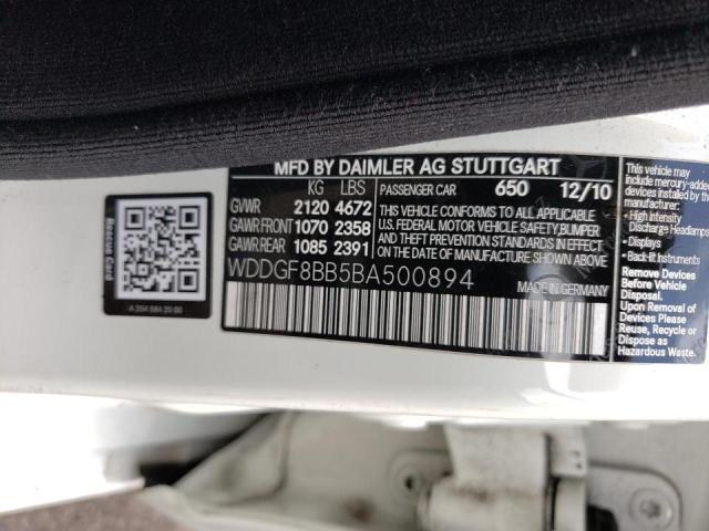 Photo 10 from auction – 2011 MERCEDES-BENZ C 300 4MAT with VIN WDDGF8BB5BA500894