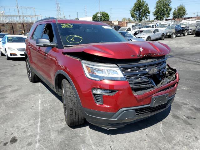 FORD EXPLORER X 2018 with VIN 1FM5K7D88JGB56509 - Photo from auction