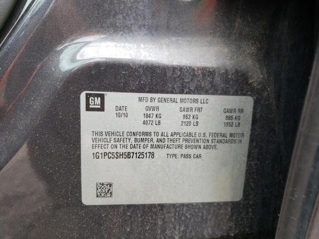 Photo 10 from auction – 2011 CHEVROLET CRUZE LS with VIN 1G1PC5SH5B7125178