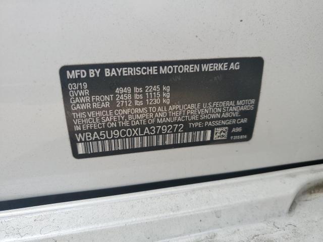 Photo 10 from auction – 2020 BMW M340XI with VIN WBA5U9C0XLA379272