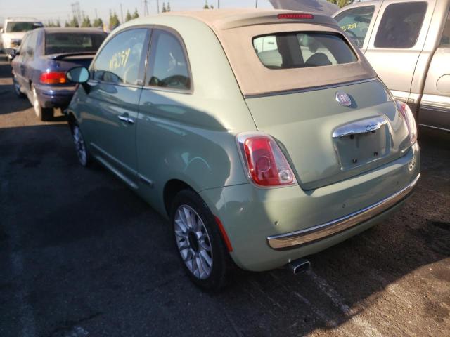 Photo 3 from auction – 2012 FIAT 500 LOUNGE with VIN 3C3CFFER2CT381917