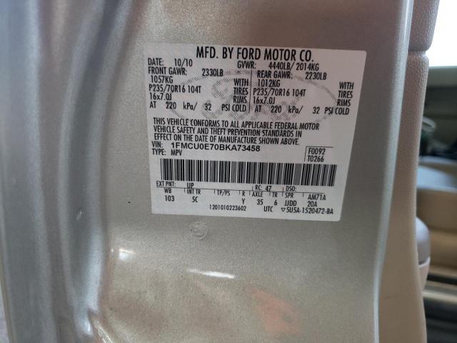 Photo 10 from auction – 2011 FORD ESCAPE LIM with VIN 1FMCU0E70BKA73458
