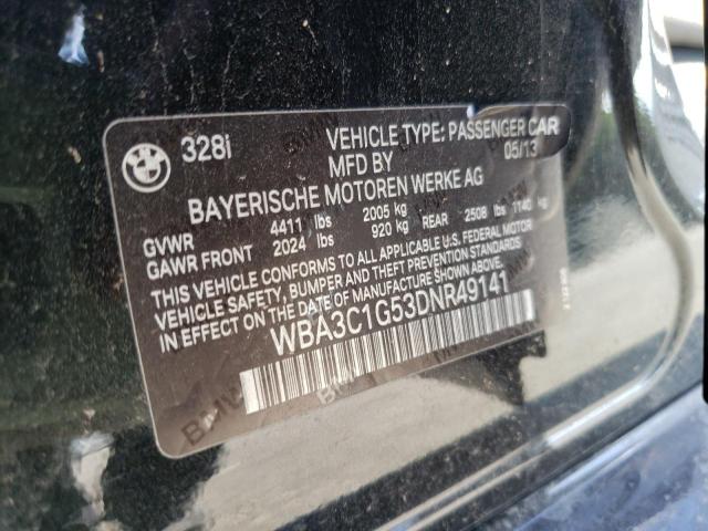 Photo 10 from auction – 2013 BMW 328 I SULE with VIN WBA3C1G53DNR49141