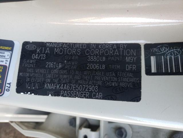 Photo 10 from auction – 2014 KIA FORTE LX with VIN KNAFK4A67E5072903