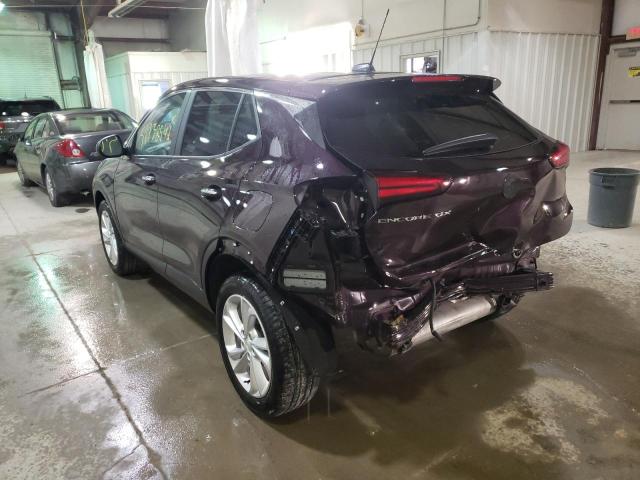 Photo 3 from auction – 2020 BUICK ENCORE GX with VIN KL4MMBS23LB099495