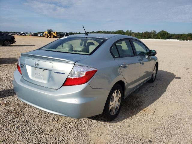 Photo 4 from auction – 2012 HONDA CIVIC HYBR with VIN JHMFB4F32CS004359