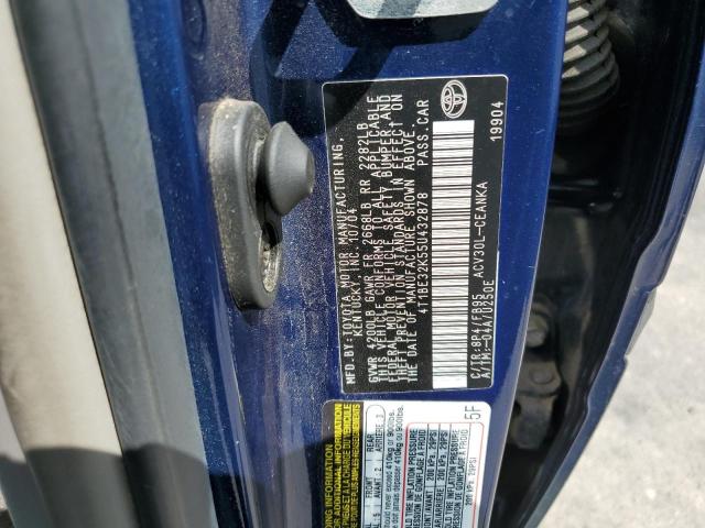 Photo 10 from auction – 2005 TOYOTA CAMRY LE with VIN 4T1BE32K55U432878