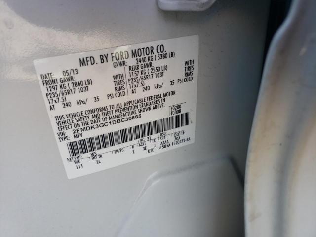 Photo 10 from auction – 2013 FORD EDGE SE with VIN 2FMDK3GC1DBC36685