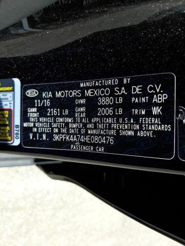 Photo 10 from auction – 2017 KIA FORTE LX with VIN 3KPFK4A74HE080476