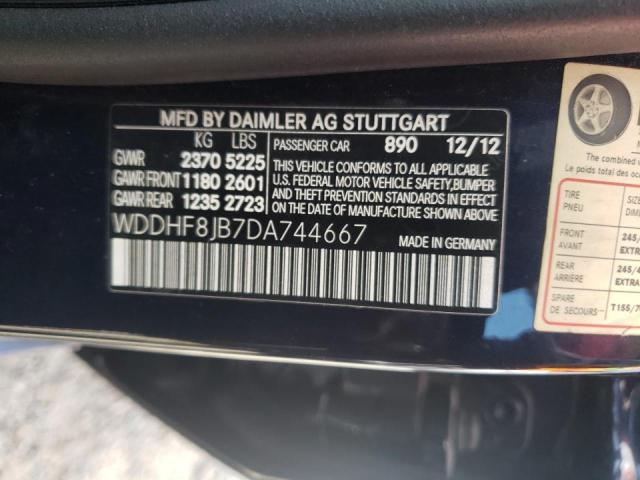 Photo 10 from auction – 2013 MERCEDES-BENZ E 350 4MAT with VIN WDDHF8JB7DA744667