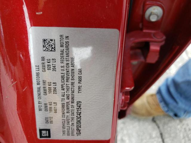 Photo 10 from auction – 2012 BUICK VERANO with VIN 1G4PS5SK3C4215479
