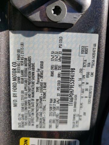 Photo 10 from auction – 2014 FORD FUSION SE with VIN 1FA6P0H79E5394198