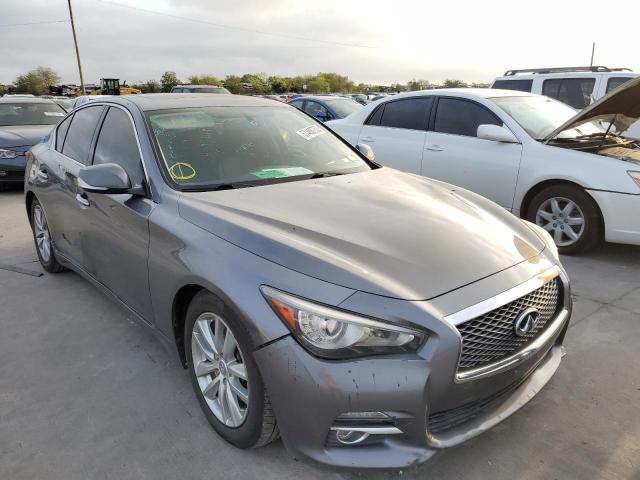 INFINITI Q50 BASE 2014 with VIN JN1BV7APXEM679440 - Photo from auction