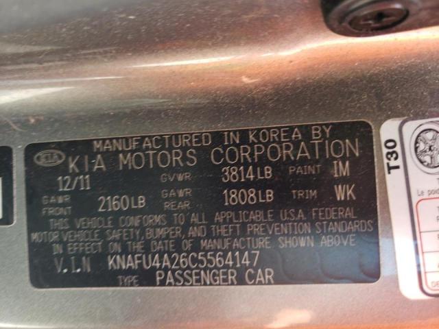 Photo 10 from auction – 2012 KIA FORTE EX with VIN KNAFU4A26C5564147
