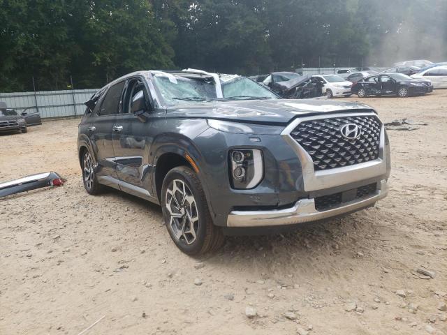 HYUNDAI PALISADE C 2022 with VIN KM8R74HE0NU407967 - Photo from auction