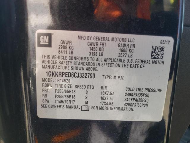Photo 10 from auction – 2012 GMC ACADIA SLE with VIN 1GKKRPED6CJ332790