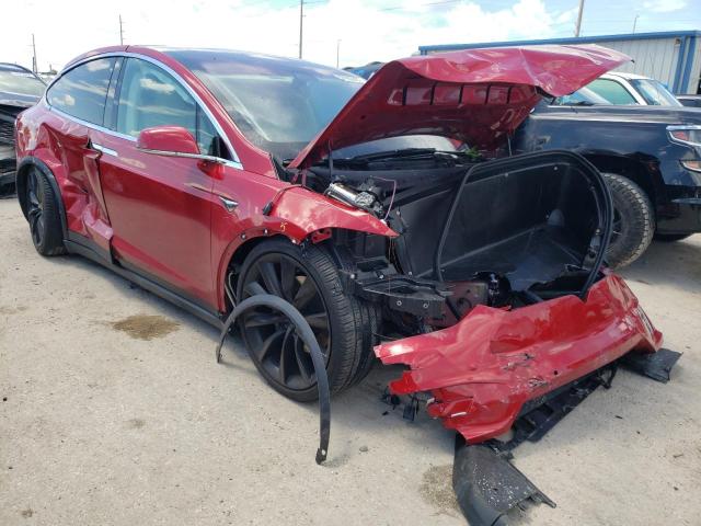 TESLA MODEL X 2019 with VIN 5YJXCBE2XKF183830 - Photo from auction