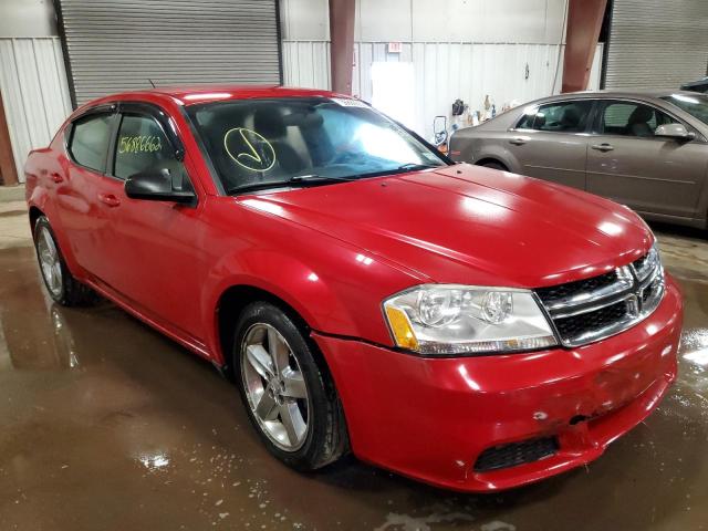 DODGE AVENGER SE 2013 with VIN 1C3CDZAB6DN611055 - Photo from auction