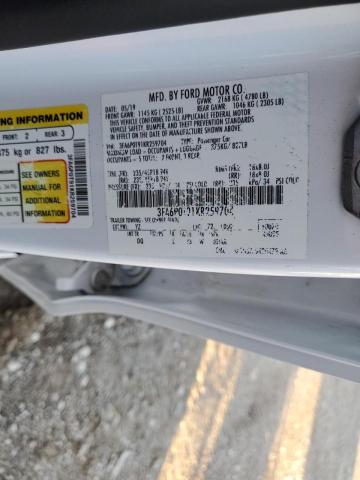 Photo 10 from auction – 2019 FORD FUSION SE with VIN 3FA6P0T91KR259704