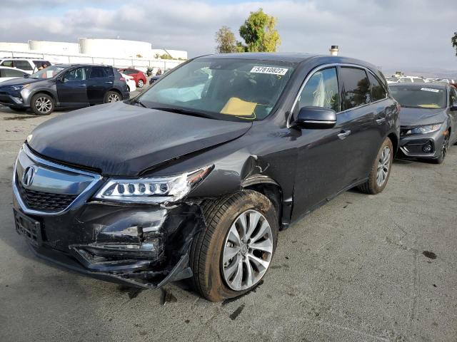 Photo 2 from auction – 2016 ACURA MDX TECHNO with VIN 5FRYD4H40GB020104