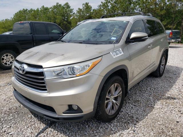 Photo 2 from auction – 2014 TOYOTA HIGHLANDER with VIN 5TDKKRFH1ES024283