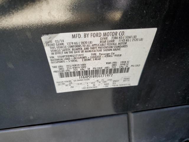 Photo 10 from auction – 2014 FORD TAURUS LIM with VIN 1FAHP2F89EG171972