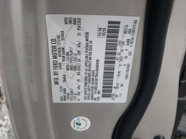 Photo 10 from auction – 2008 FORD EXPLORER X with VIN 1FMEU63E78UA68008