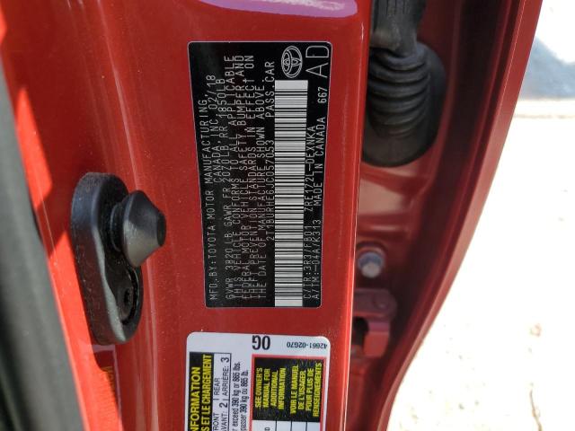 Photo 10 from auction – 2018 TOYOTA COROLLA L with VIN 2T1BURHE6JC057053