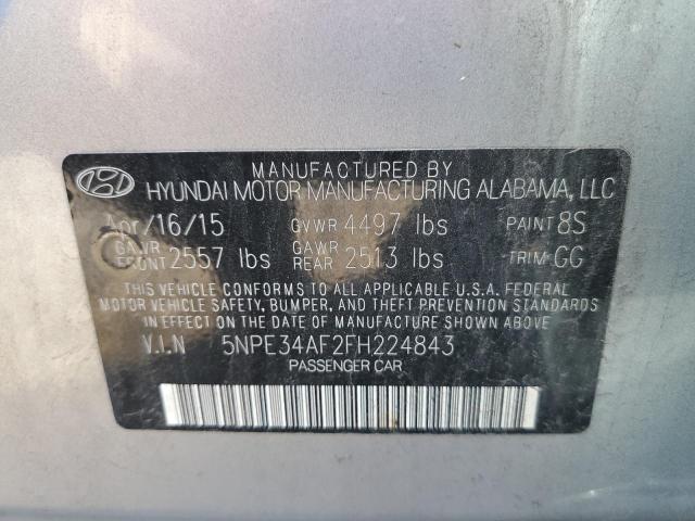 Photo 10 from auction – 2015 HYUNDAI SONATA SPO with VIN 5NPE34AF2FH224843