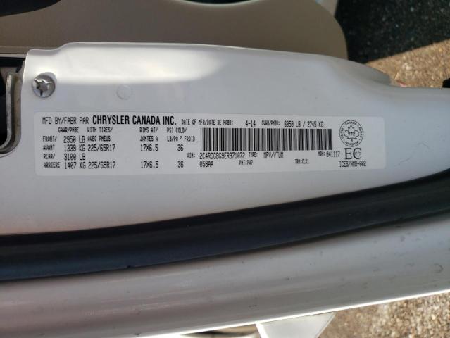 Photo 10 from auction – 2014 DODGE GRAND CARA with VIN 2C4RDGBG9ER371072