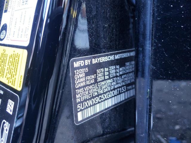 Photo 10 from auction – 2016 BMW X3 XDRIVE2 with VIN 5UXWX9C5XG0D87153