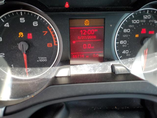 Photo 8 from auction – 2009 AUDI A4 3.2 QUA with VIN WAULK78K49N032579