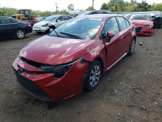 Photo 2 from auction – 2021 TOYOTA COROLLA LE with VIN 5YFEPMAE1MP232296