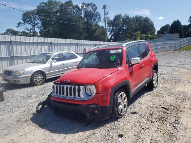 Photo 2 from auction – 2017 JEEP RENEGADE L with VIN ZACCJBDB9HPG53451