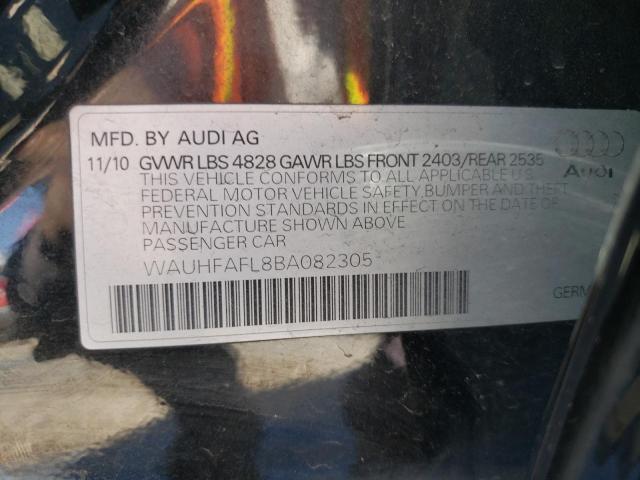 Photo 10 from auction – 2011 AUDI A4 PREMIUM with VIN WAUHFAFL8BA082305