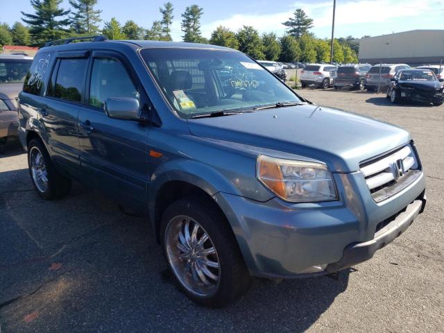 HONDA PILOT EX 2006 with VIN 2HKYF18666H502202 - Photo from auction