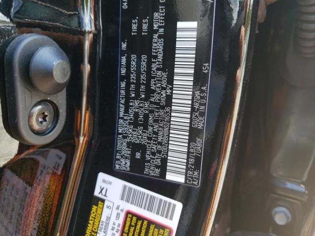 Photo 10 from auction – 2022 TOYOTA HIGHLANDER with VIN 5TDDZRBH8NS216536