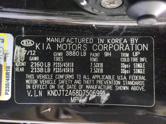 Photo 10 from auction – 2013 KIA SOUL + with VIN KNDJT2A68D7506991