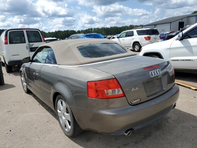 Photo 3 from auction – 2003 AUDI A4 3.0 CAB with VIN WAUAT48H33K010217