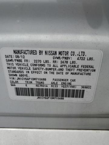 Photo 10 from auction – 2013 INFINITI G37 BASE with VIN JN1CV6AP1DM710488