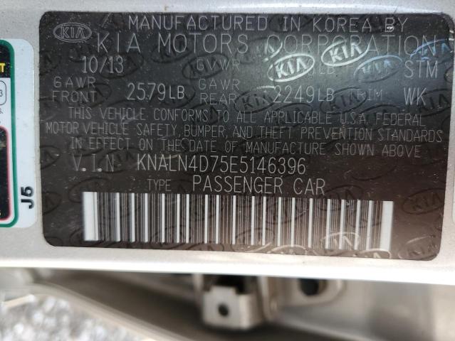 Photo 10 from auction – 2014 KIA CADENZA PR with VIN KNALN4D75E5146396