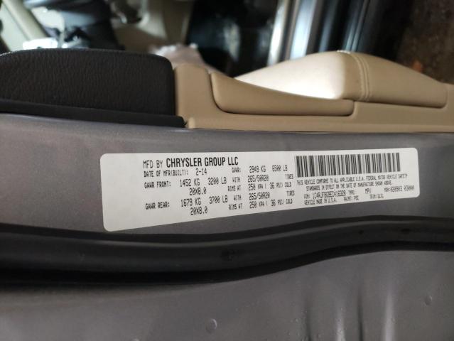 Photo 10 from auction – 2014 JEEP GRAND CHER with VIN 1C4RJFBG9EC416328