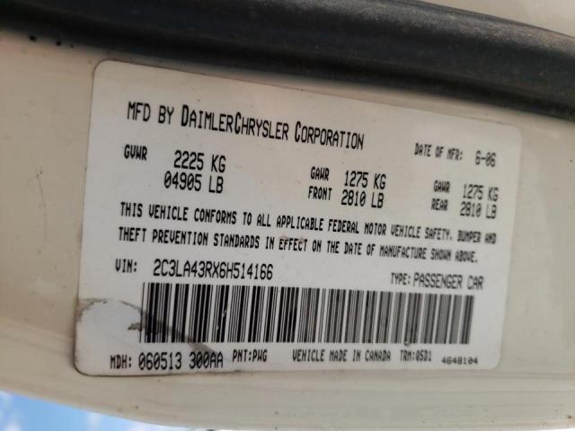 Photo 10 from auction – 2006 CHRYSLER 300 with VIN 2C3LA43RX6H514166
