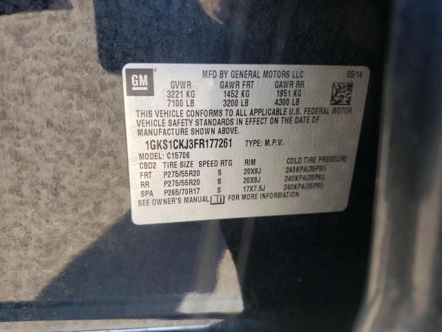 Photo 10 from auction – 2015 GMC YUKON DENA with VIN 1GKS1CKJ3FR177261