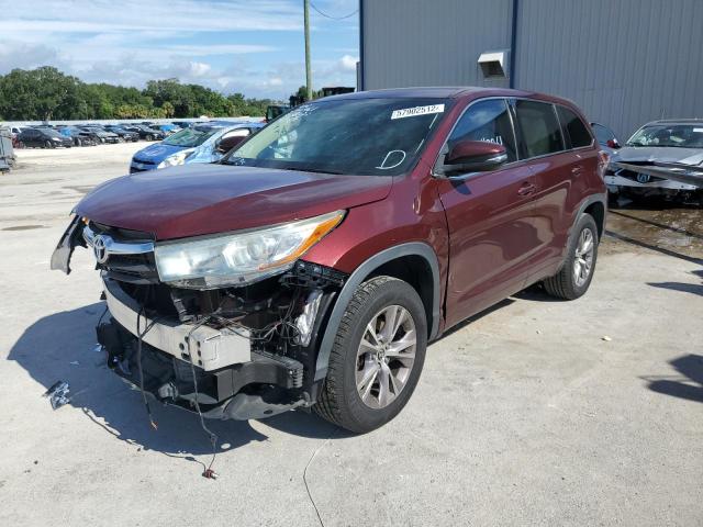 Photo 2 from auction – 2016 TOYOTA HIGHLANDER with VIN 5TDZKRFH1GS150757