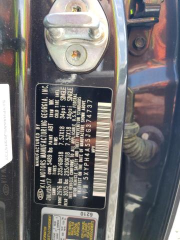 Photo 10 from auction – 2018 KIA SORENTO EX with VIN 5XYPH4A55JG374737