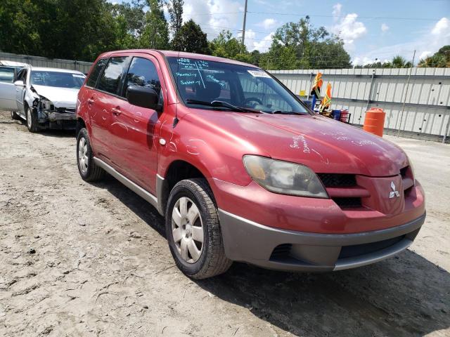 MITSUBISHI OUTLANDER 2003 with VIN JA4LX31G03U035120 - Photo from auction