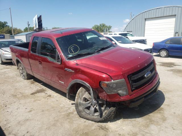 FORD F150 SUPER 2013 with VIN 1FTFX1ET6DKE01853 - Photo from auction